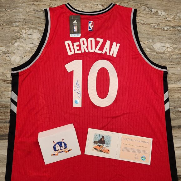 Demar DeRozan - NBA Toronto Raptors - Autographed Nike Swingman Jersey NWT - Picture 1 of 9